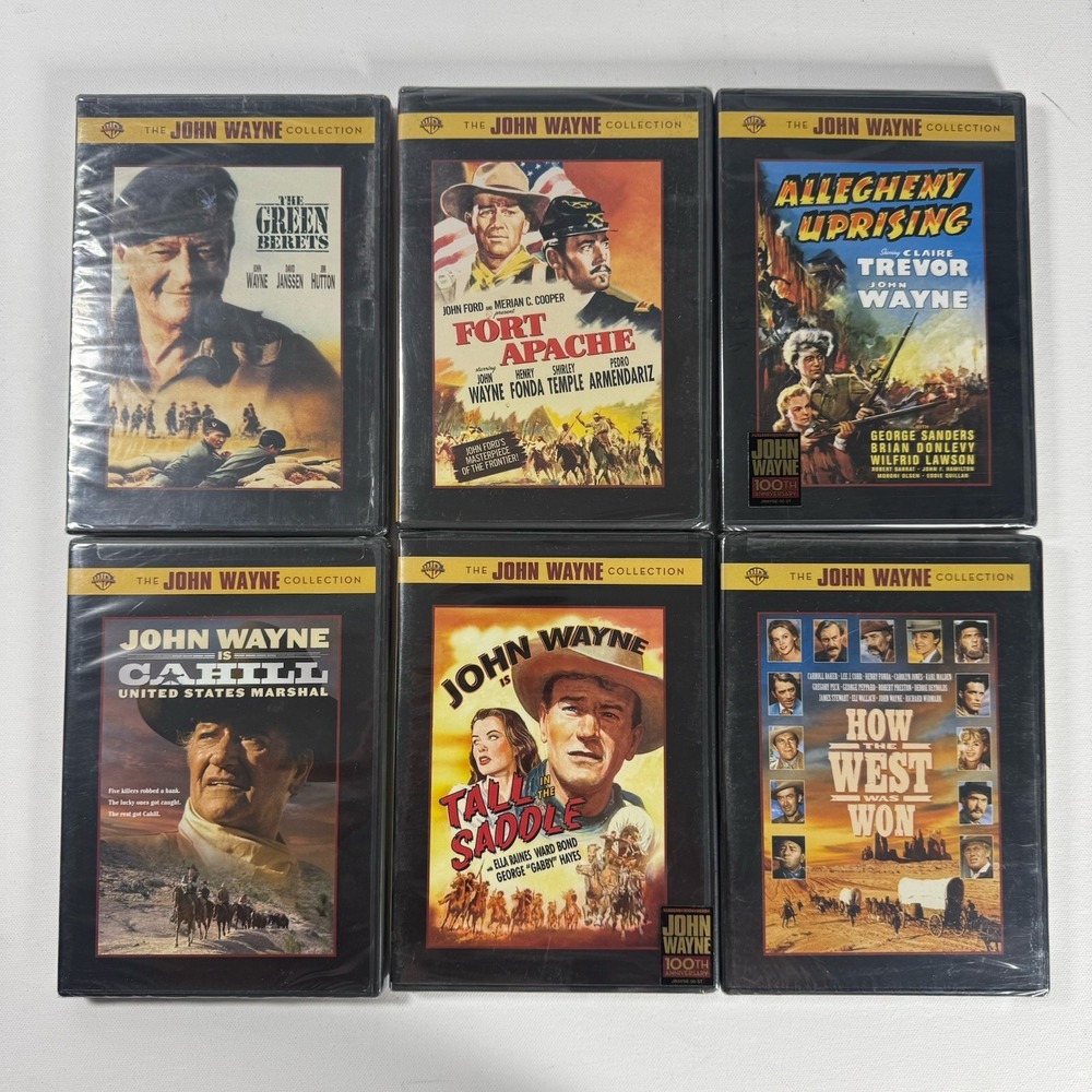 John Wayne Collection DVD Lot of 6 Western Movies Sealed New